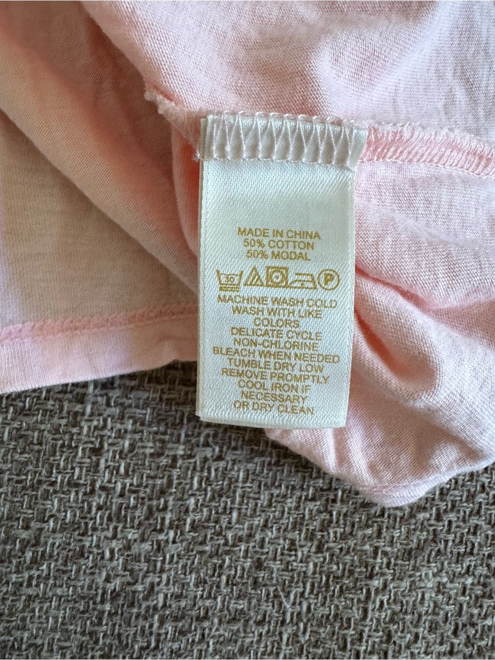 kate spade Pink Nightgown with Black Trim and Keyhole - Picture 8 of 8